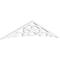 Ekena Millwork Pitch Austin Architectural Grade PVC Gable Pediment, 48"W x 10"H x 1"P (5/12) GPP048X010X100AUS - alternate 1